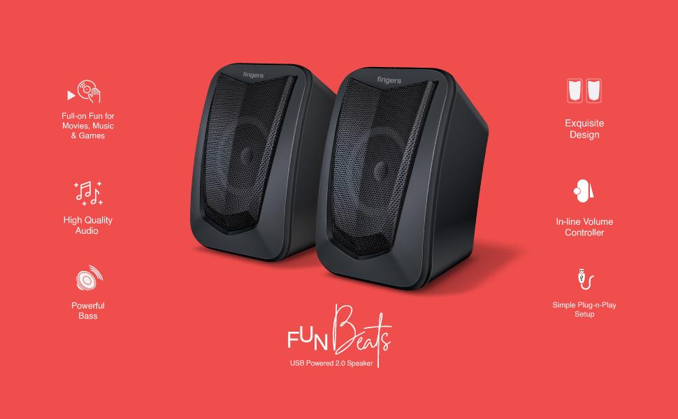 Speaker (2.0) Fingers Fun Beats